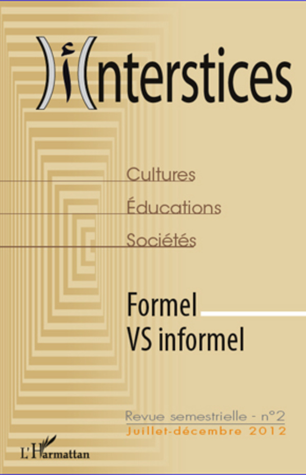 Interstices, Interstices  N°2, Formel vs informel (9782296961036-front-cover)