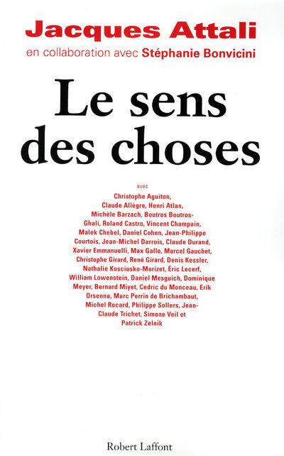 Le sens des choses (9782221111604-front-cover)