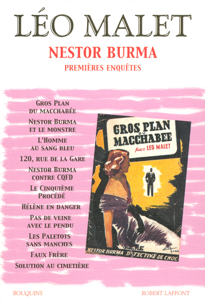 Léo Malet - Nestor Burma - Premières enquêtes - tome 1 - NE (9782221104385-front-cover)