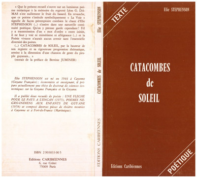 Catacombes de soleil (9782903033002-front-cover)
