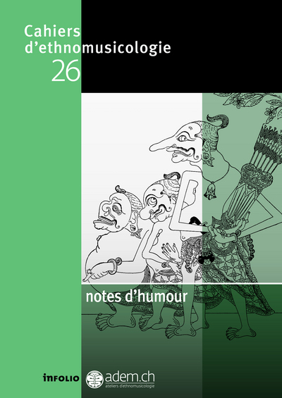 Cahiers d'ethnomusicologie N26 Notes d'humour (9782884742955-front-cover)