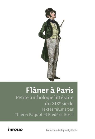 Flâner à Paris. Petite anthologie littéraire du XIXe siècle (9782884747479-front-cover)