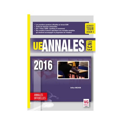 UE ANNALES 2016 (9782818315644-front-cover)
