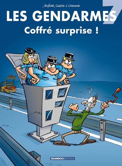 Les Gendarmes - tome 07 - top humour 2023, Coffré surprise ! (9782818999509-front-cover)