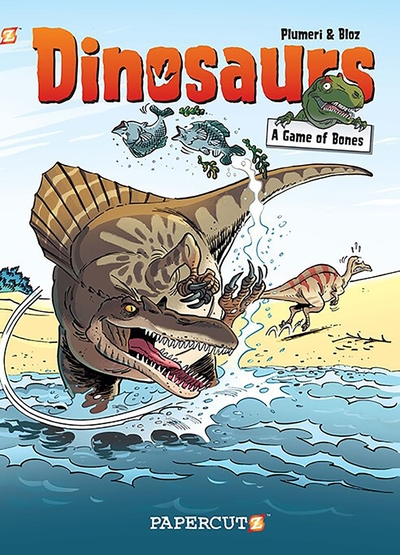 Les Dinosaures en BD - tome 04 - version anglaise, A Game of Bones ! (9782818975541-front-cover)