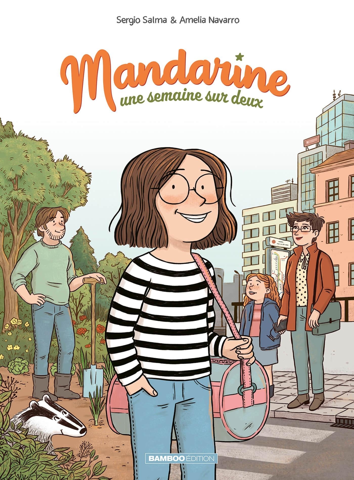 Mandarine, une semaine sur deux - tome 01 (9782818980101-front-cover)