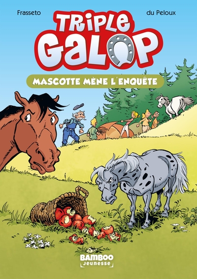 Triple Galop - Poche - tome 01, Mascotte mène l'enquête (9782818977651-front-cover)