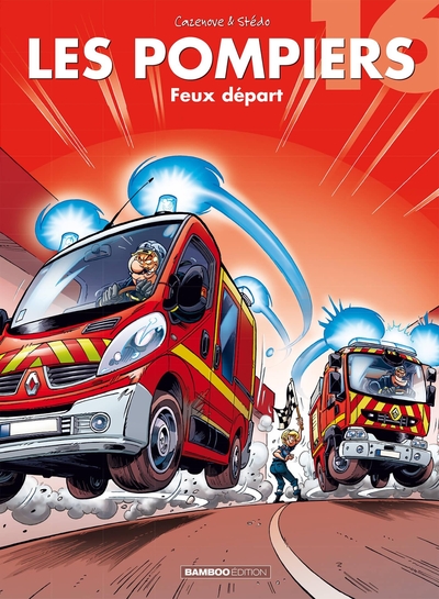 Les Pompiers - tome 16, Feux départ (9782818940136-front-cover)