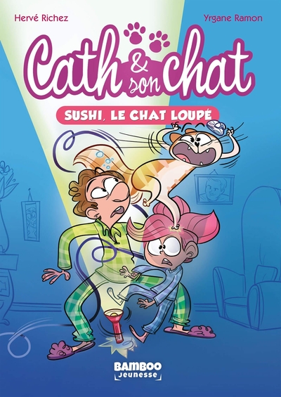 Cath et son chat - Poche - tome 01, Sushi, le chat loupé (9782818977668-front-cover)
