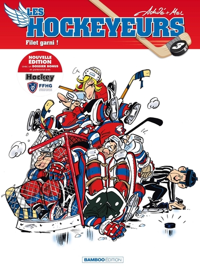 Les Hockeyeurs - tome 03, Filet garni ! (9782818977323-front-cover)