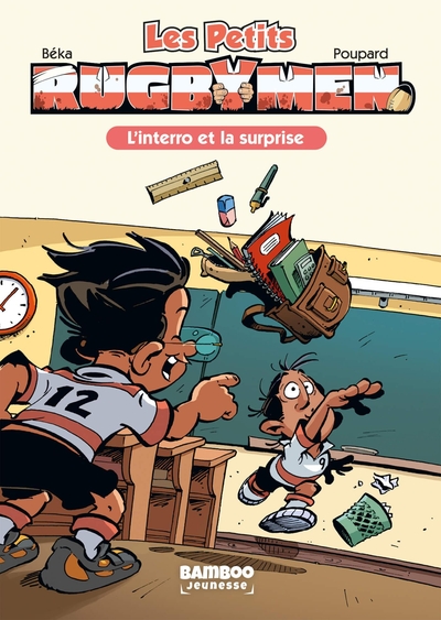 Les Petits Rugbymen - Poche - tome 02, L'interro et la surprise (9782818978597-front-cover)