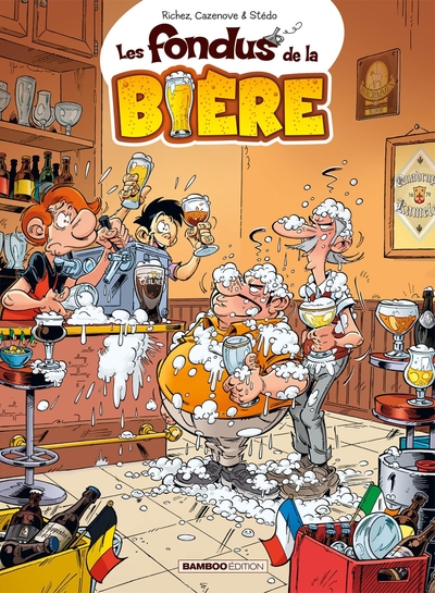 Les Fondus de la bière - tome 01 (9782818940471-front-cover)