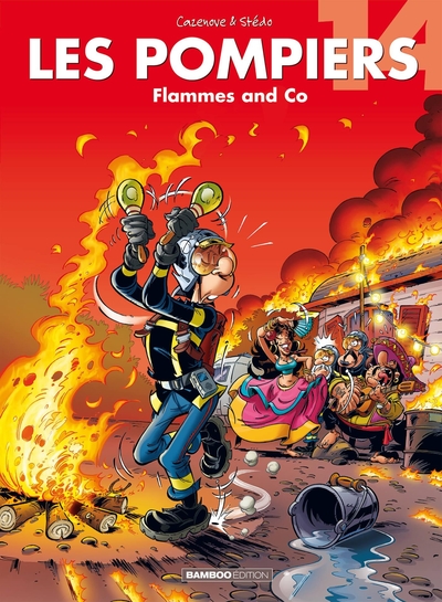 Les Pompiers - tome 14, Flammes and Co (9782818931707-front-cover)