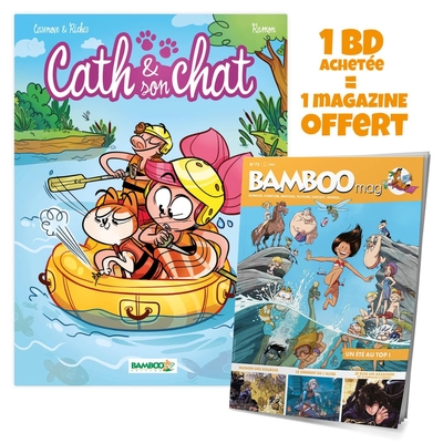 Cath et son chat - tome 03 + Bamboo mag offert (9782818986042-front-cover)