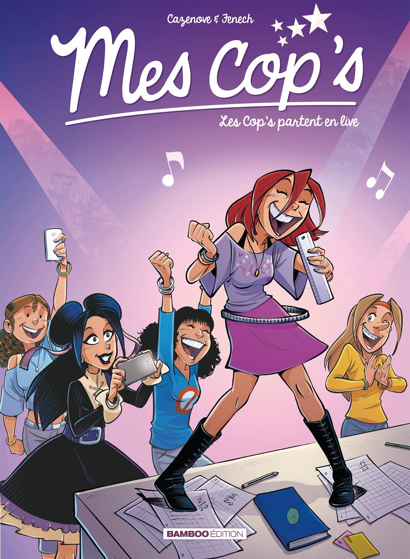 Mes cop's - tome 05, Les Cop's partent en live (9782818935590-front-cover)