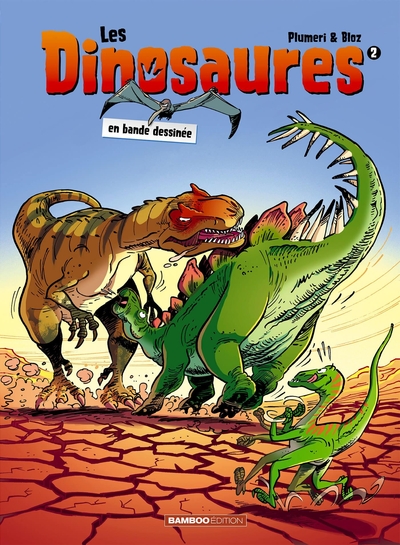 Les Dinosaures en BD - tome 02 (9782818942673-front-cover)