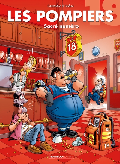 Les Pompiers - tome 18, Sacré numéro (9782818947067-front-cover)