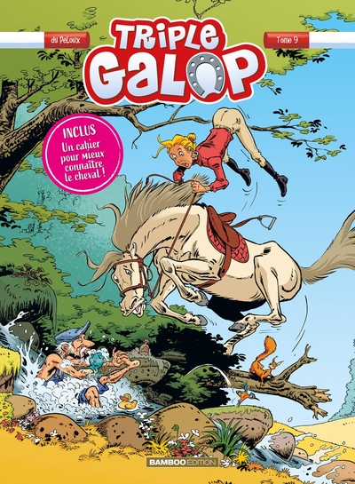 Triple galop - tome 09 + cahier (9782818998823-front-cover)