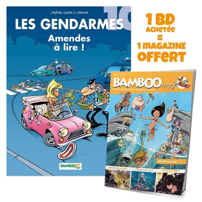 Les Gendarmes - tome 10 + Bamboo mag offert, Amendes à lire ! (9782818986073-front-cover)