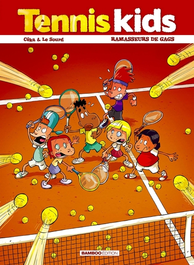 Tennis kids - tome 01, Ramasseurs de gags (9782818967911-front-cover)