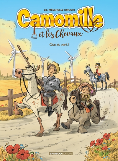 Camomille et les chevaux - tome 07, Que du vent ! (9782818967034-front-cover)