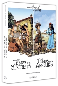 M. Pagnol en BD : Le temps des secrets - Le temps des amours - écrin (9782818965757-front-cover)