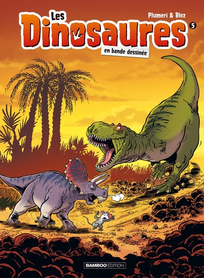 Les Dinosaures en BD - tome 05 - top humour 2023 (9782818999646-front-cover)