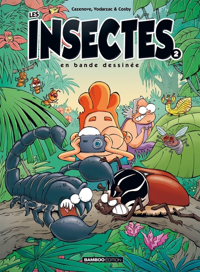 Les Insectes en BD - tome 02 - top humour 2023 (9782818999639-front-cover)