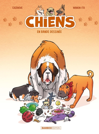 Les Chiens en BD - tome 01 (9782818984604-front-cover)