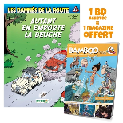 Les Damnés de la route - tome 08 + Bamboo mag offert, Autant en emporte la deuche (9782818986059-front-cover)