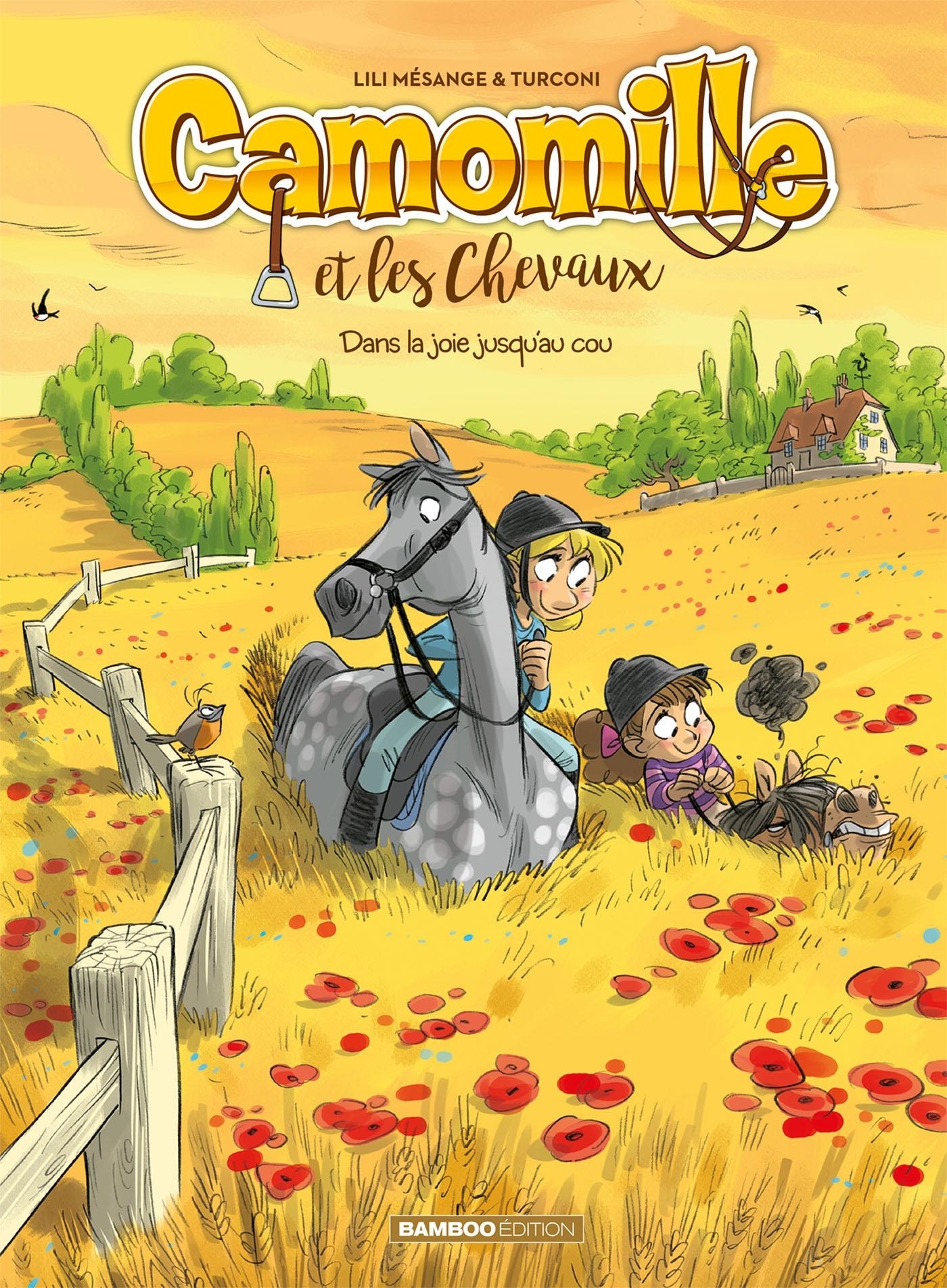 Camomille et les chevaux - tome 09, Dans la joie jusqu'au cou (9782818979013-front-cover)