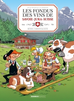 Les Fondus du vin : Jura Savoie Suisse (9782818942789-front-cover)