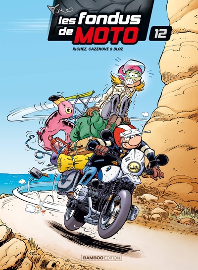 Les Fondus de moto - tome 12 (9782818997796-front-cover)