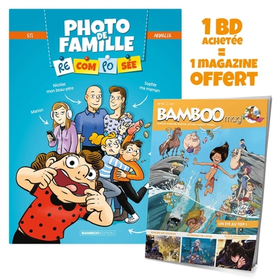 Photo de famille (recomposée) - tome 01 + Bamboo mag offert (9782818986110-front-cover)