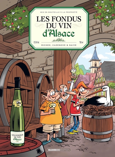 Les Fondus du vin : Alsace (9782818934081-front-cover)