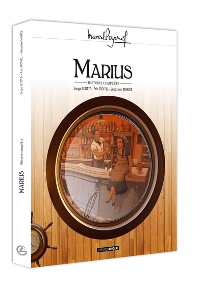 M. Pagnol en BD : Marius - écrin histoire complète (9782818979808-front-cover)