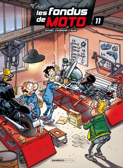 Les Fondus de moto - tome 11 (9782818966839-front-cover)