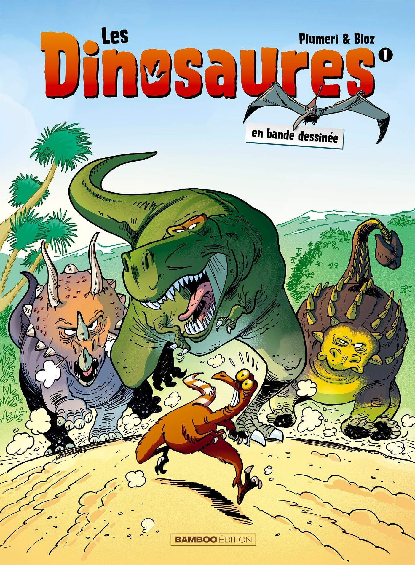 Les Dinosaures en BD - tome 01 (9782818940679-front-cover)