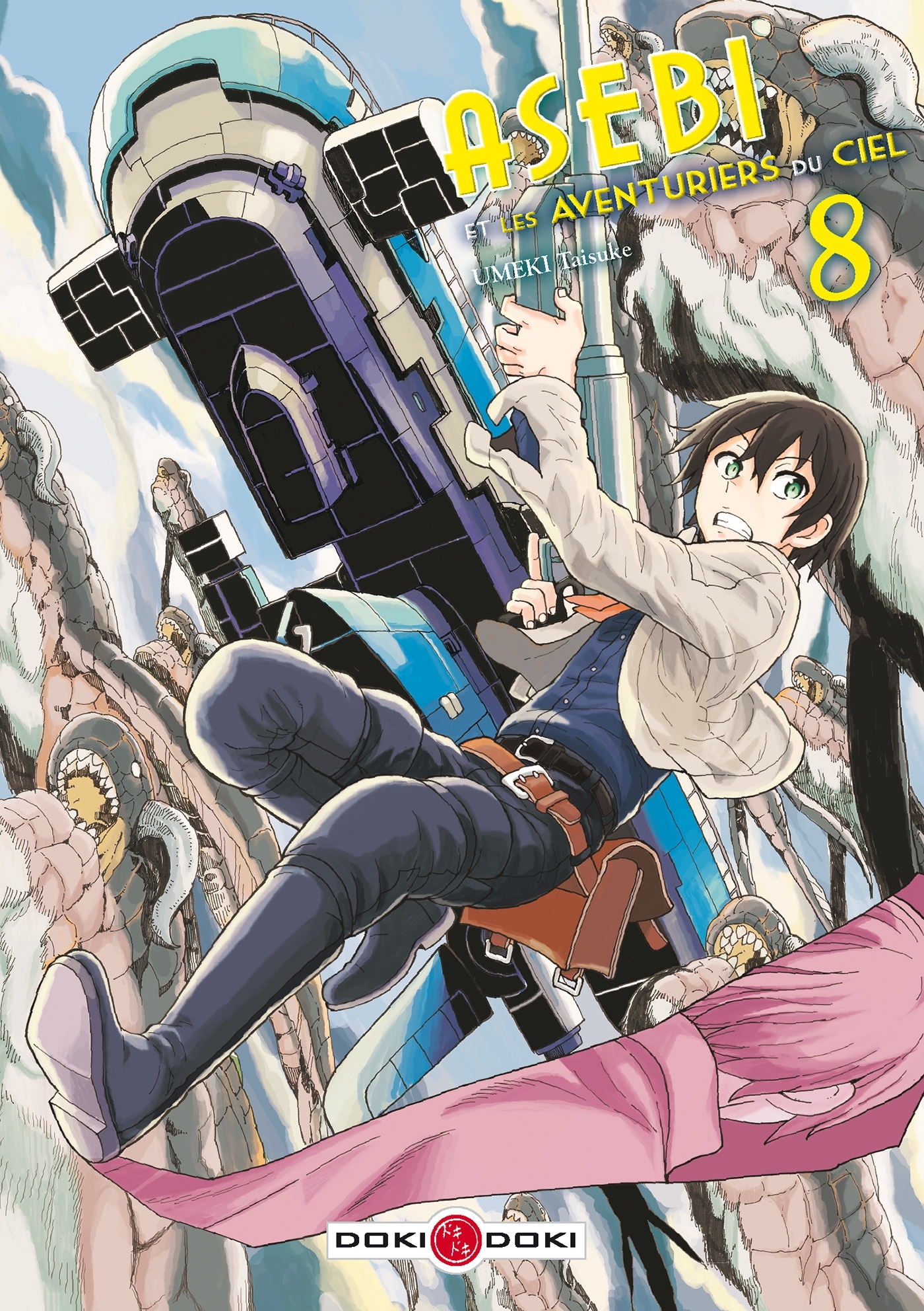 Asebi et les aventuriers du ciel - vol. 08 (9782818967461-front-cover)