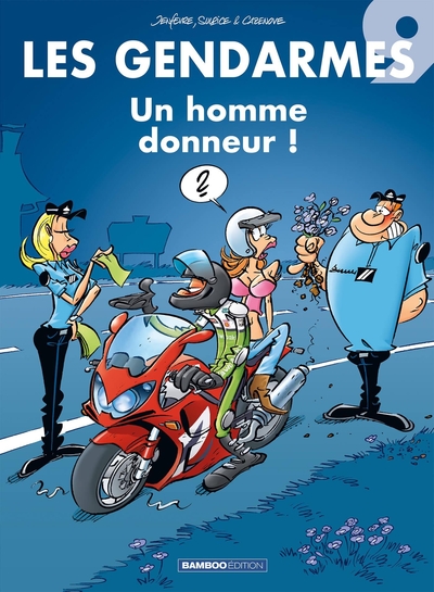 Les Gendarmes - tome 09 - top humour 2022, Un homme donneur ! (9782818992494-front-cover)