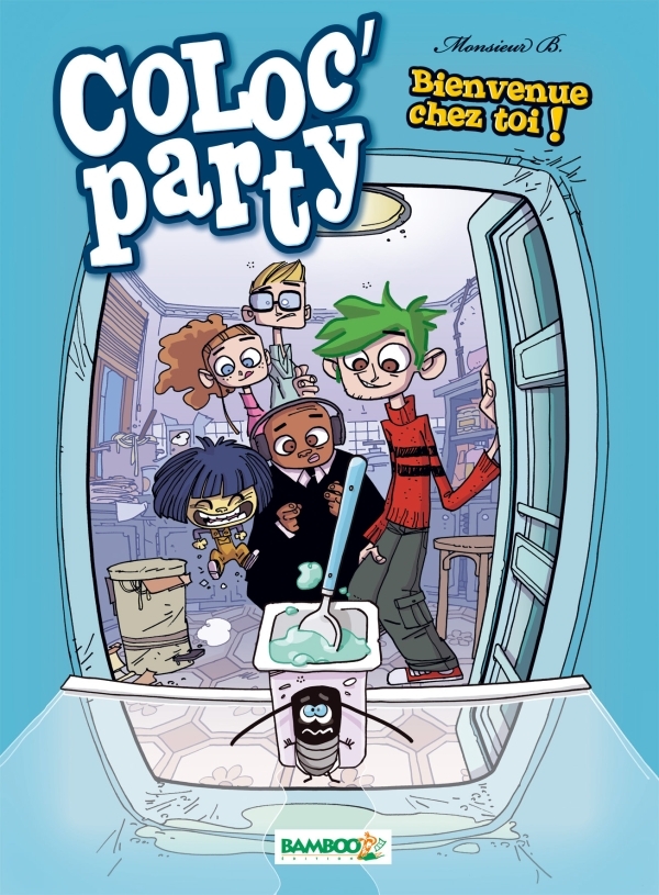 Coloc party - tome 01, Bienvenue chez toi ! (9782818922187-front-cover)