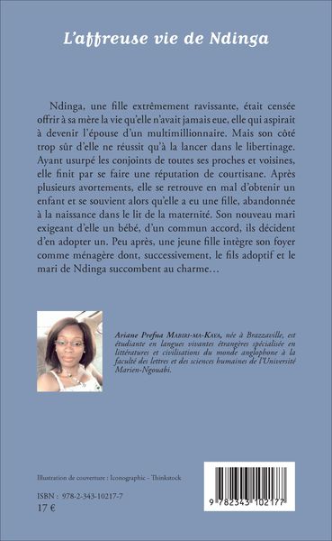 Affreuse vie de Ndinga (L') (9782343102177-back-cover)