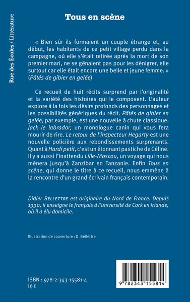 Tous en scène, Et autres réçits (9782343155814-back-cover)