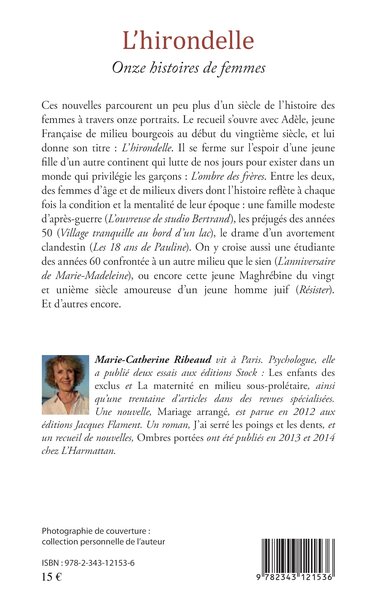 L'hirondelle, Onze histoires de femmes - Nouvelles (9782343121536-back-cover)