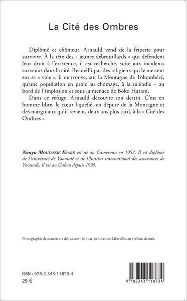 La cité des ombres, Roman (9782343118734-back-cover)