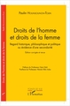 Droits de l'homme et droit de la femme, Regard historique, philosophique et politique ou évidence d'une secondarité - Edition co (9782343119403-front-cover)