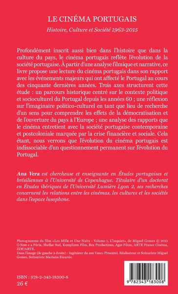 Le cinéma portugais, Histoire, Culture et Société 1963-2015 (9782343183008-back-cover)