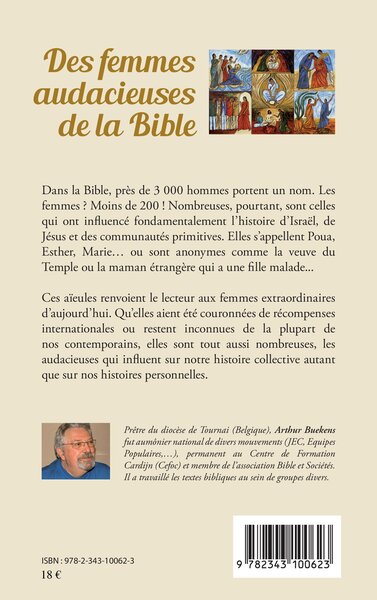 Des femmes audacieuses de la Bible (9782343100623-back-cover)