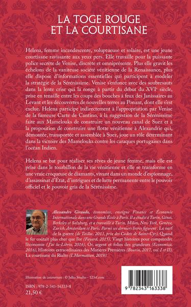 La Toge rouge et la courtisane (9782343163338-back-cover)