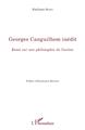 Georges Canguilhem inédit, Essai sur une philosophie de l'action (9782343144665-front-cover)